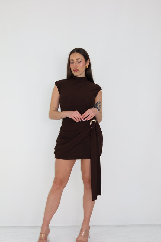 Vestido Leane Marrón
