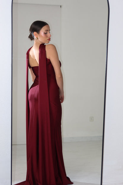 Vestido Nelia Burdeos