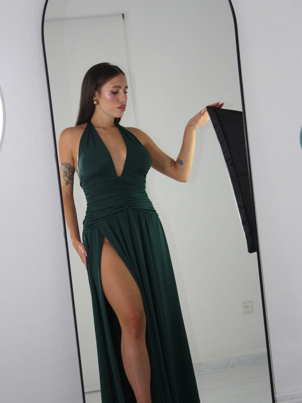 Vestido Opal Verde Botella