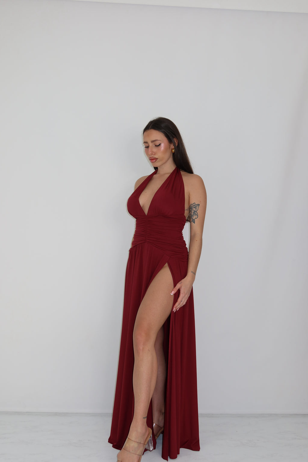 Vestido Opal Granate