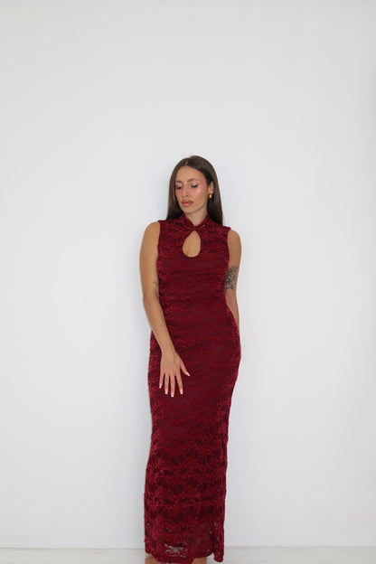 Vestido Aithne Granate
