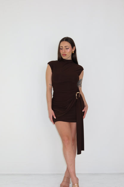Vestido Leane Marrón