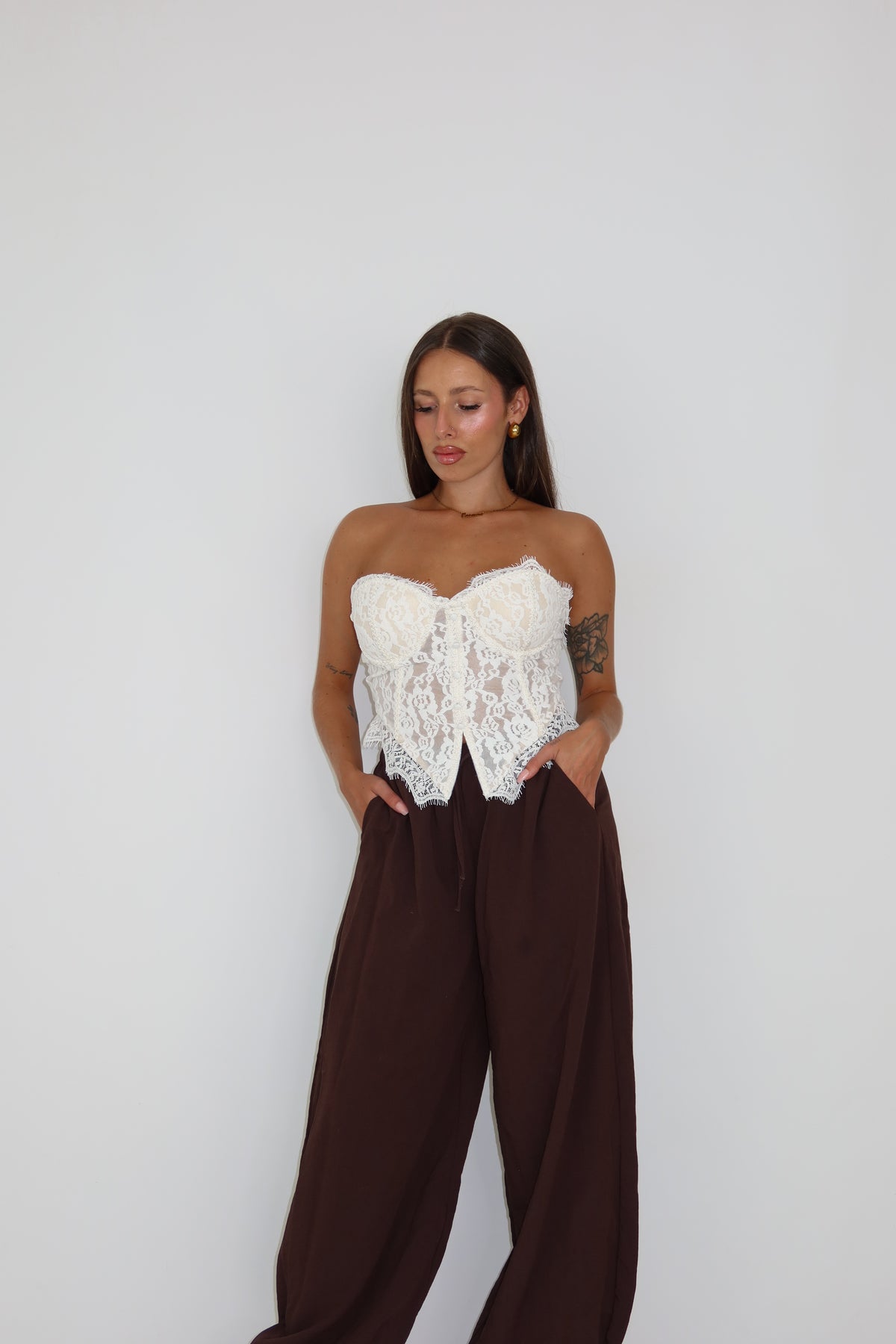 Corset Azure Beige
