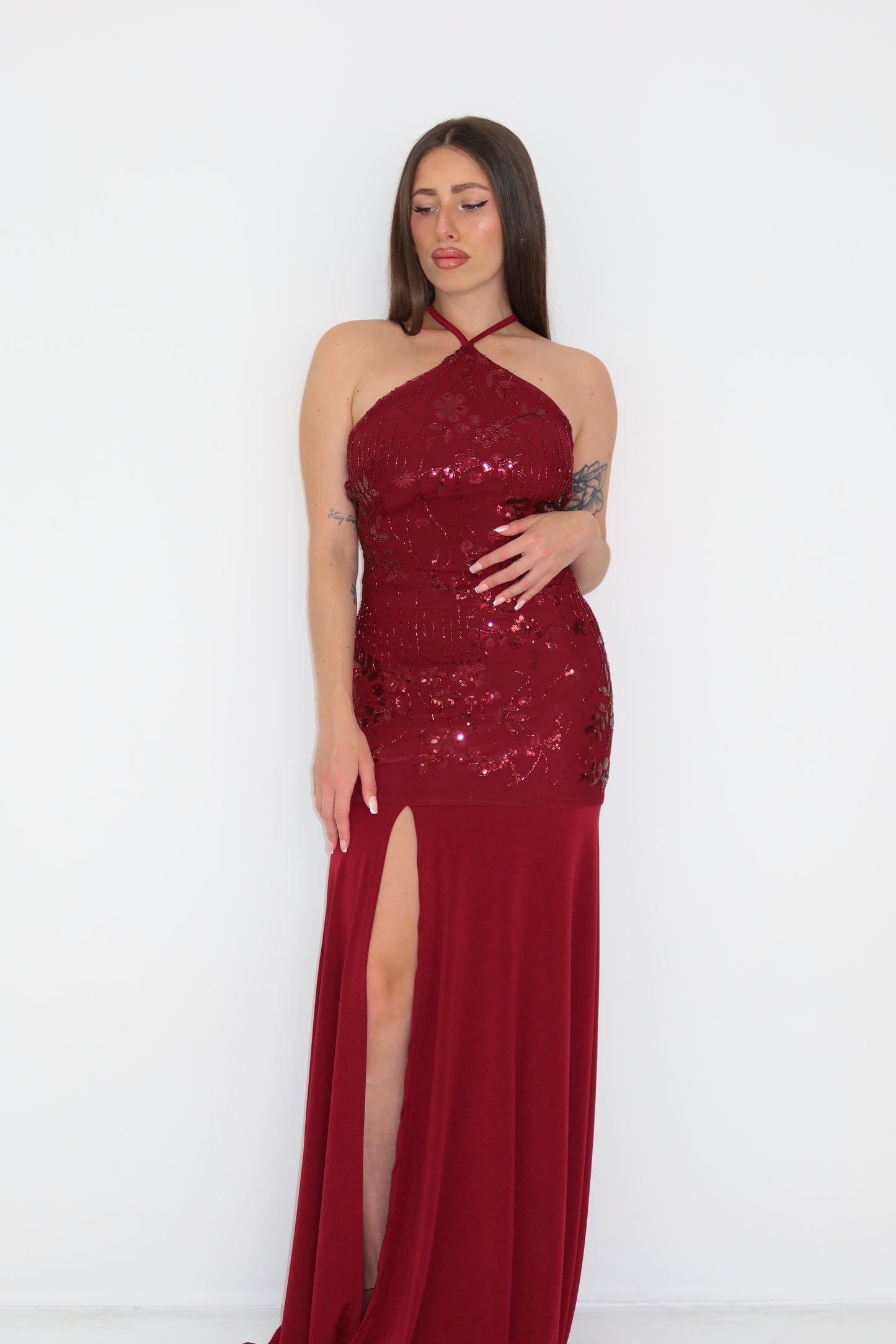 Vestido Naida Granate