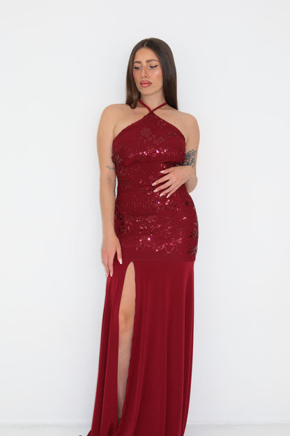 Vestido Naida Granate