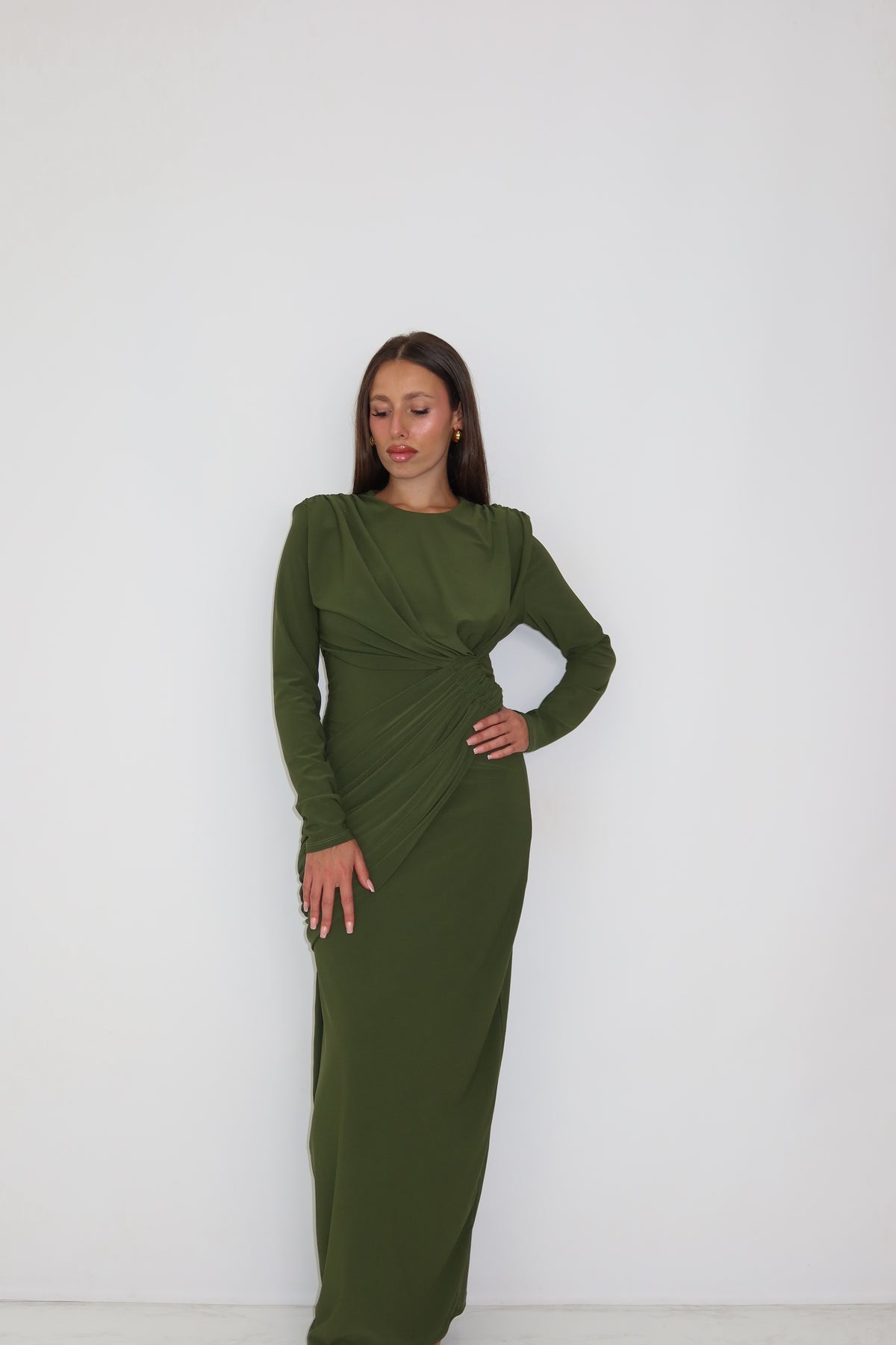 Vestido Vilma Verde Kaki