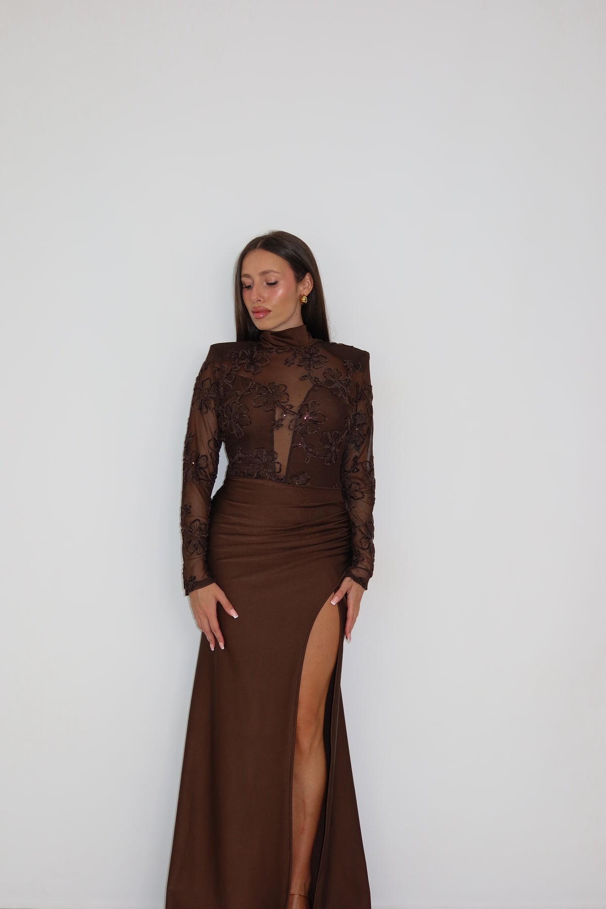 Vestido Nasya Marrón