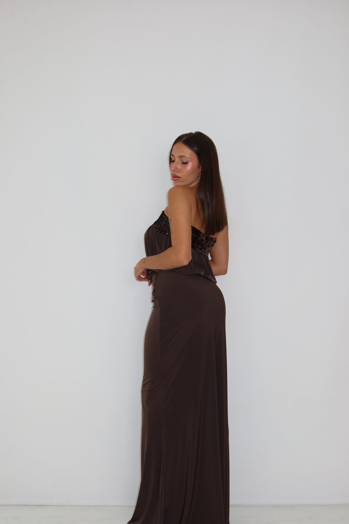 Vestido Inaya Marrón