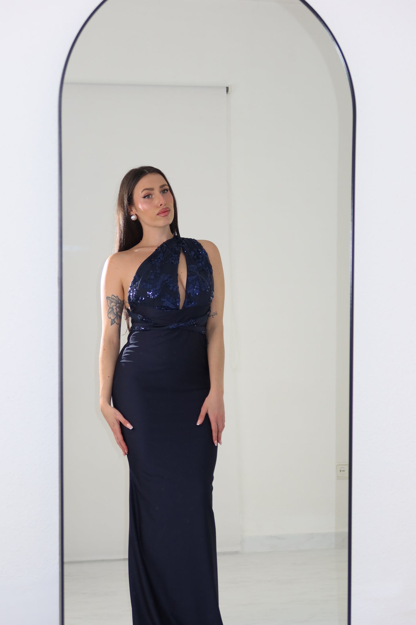 Vestido Promesa Azul Marino
