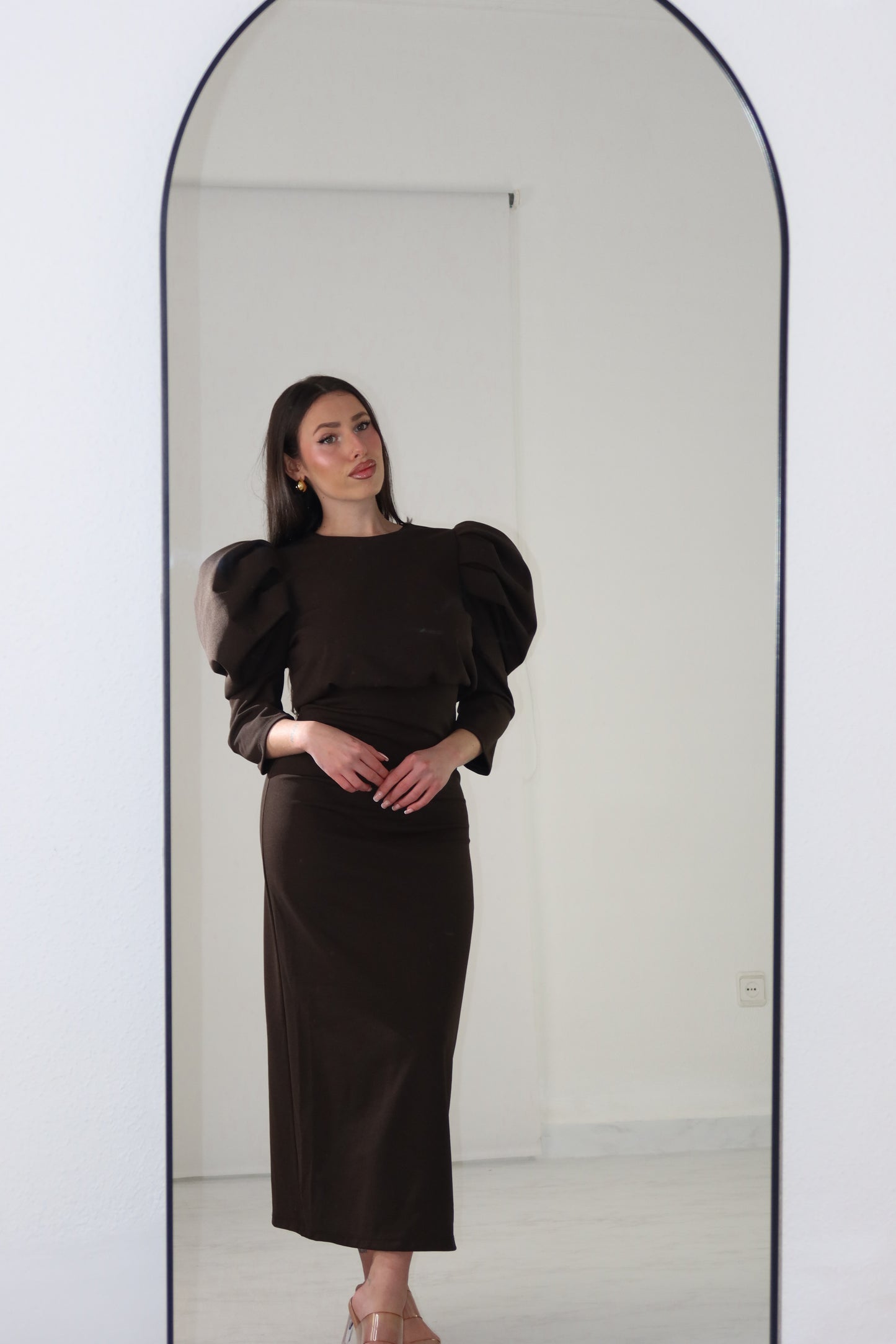 Vestido Valentina Marrón