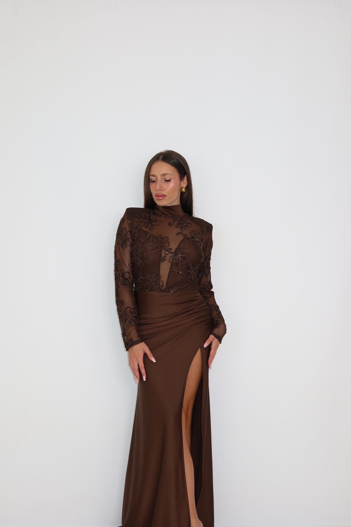 Vestido Nasya Marrón