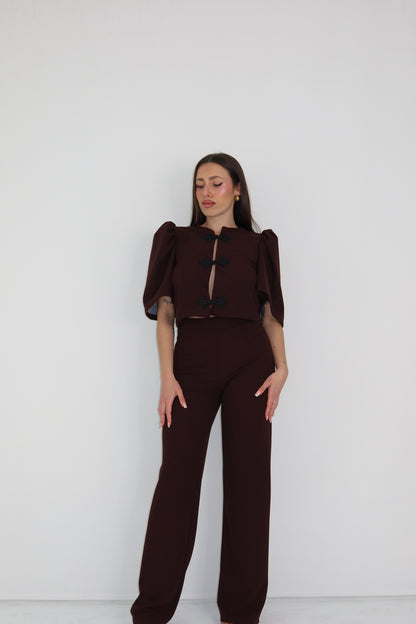 Conjunto Cayetana Marrón