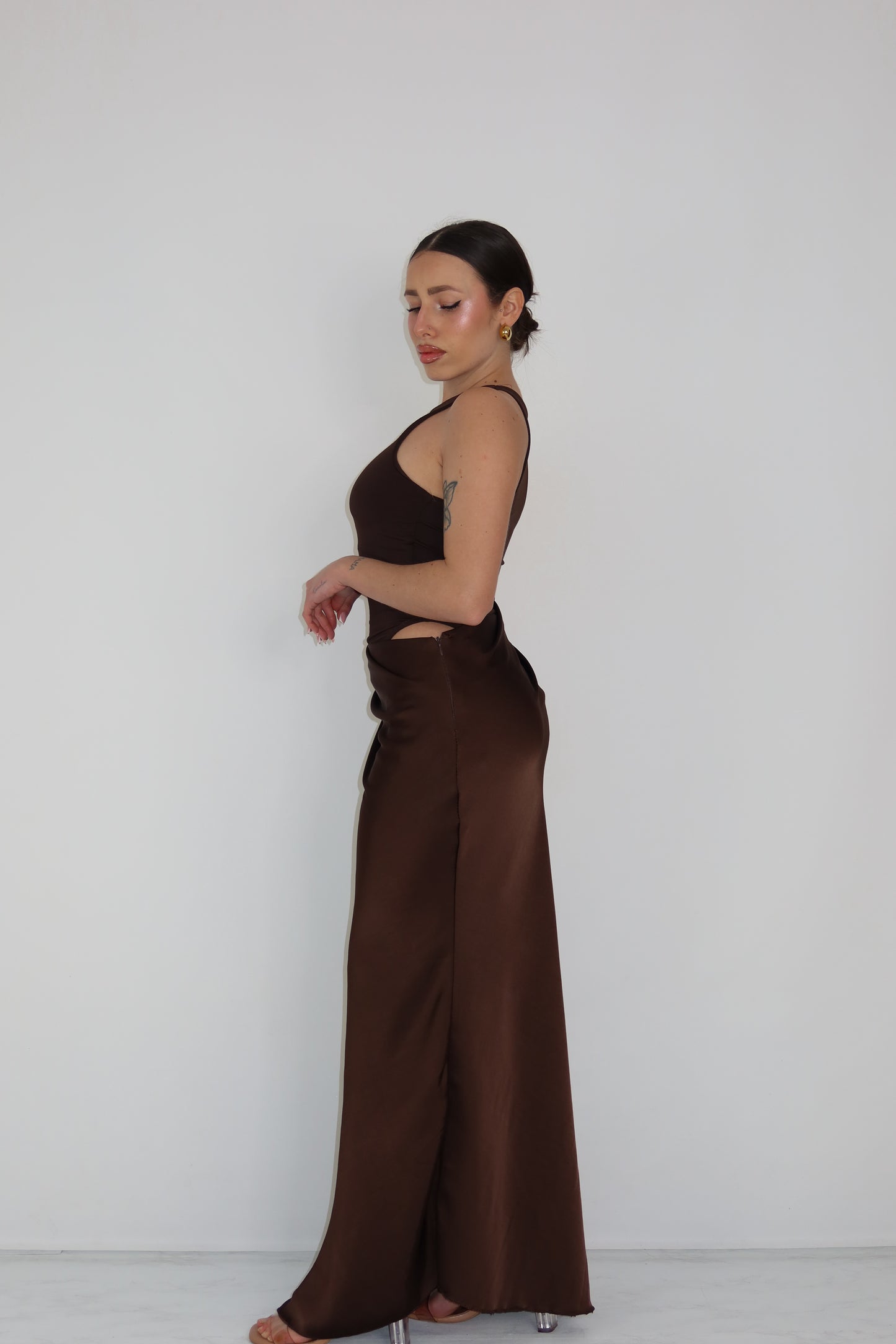 Vestido Aldair Marrón
