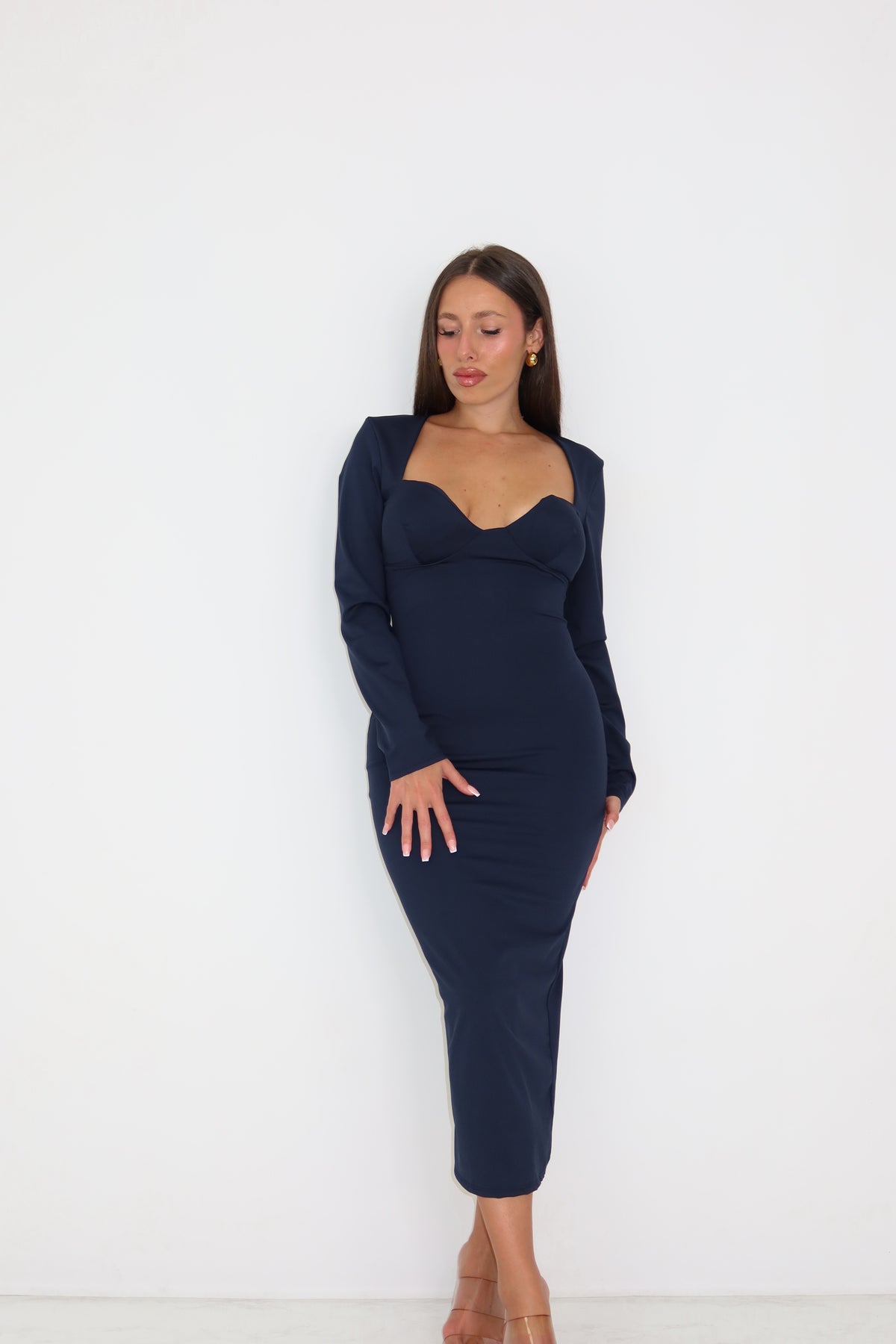 Vestido Velia Azul Marino