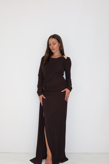 Vestido Arya Marrón