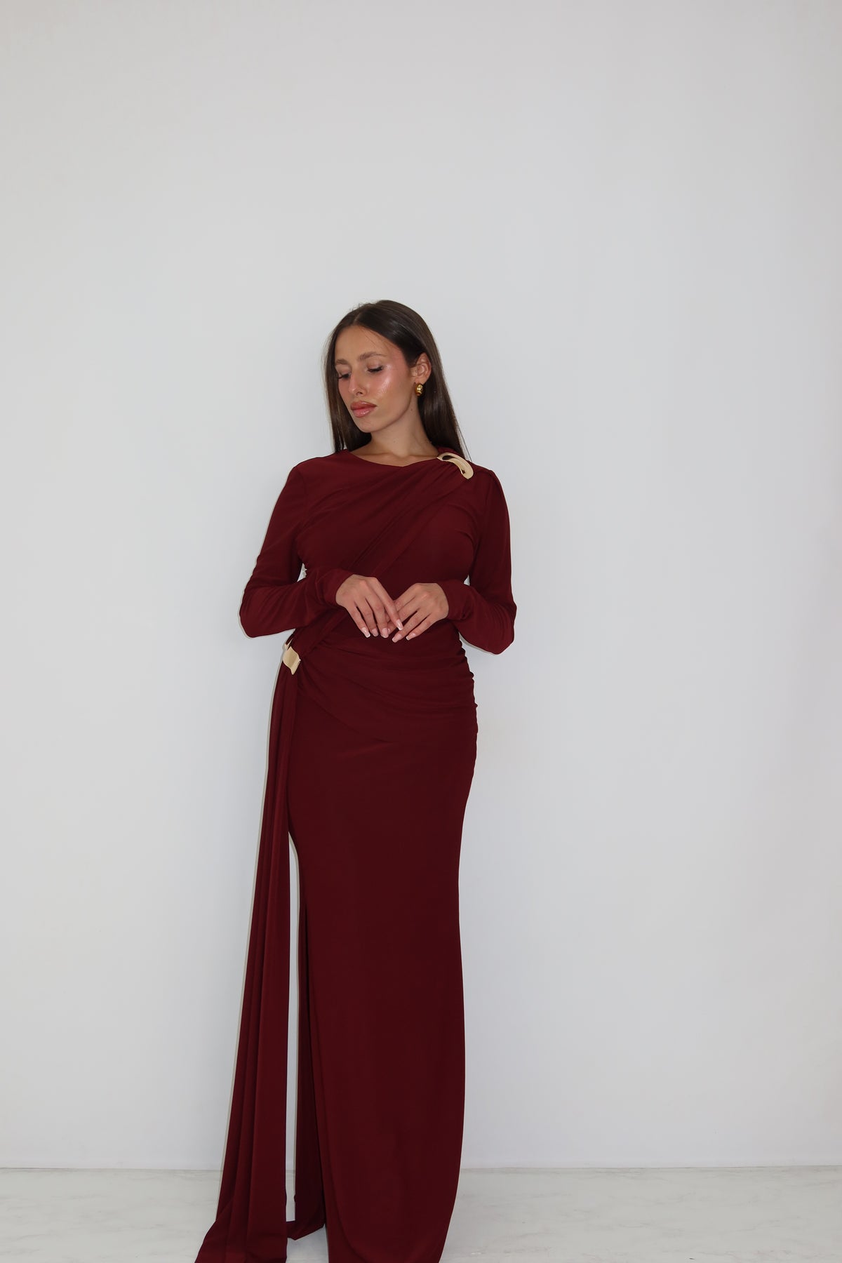 Vestido Arya Granate