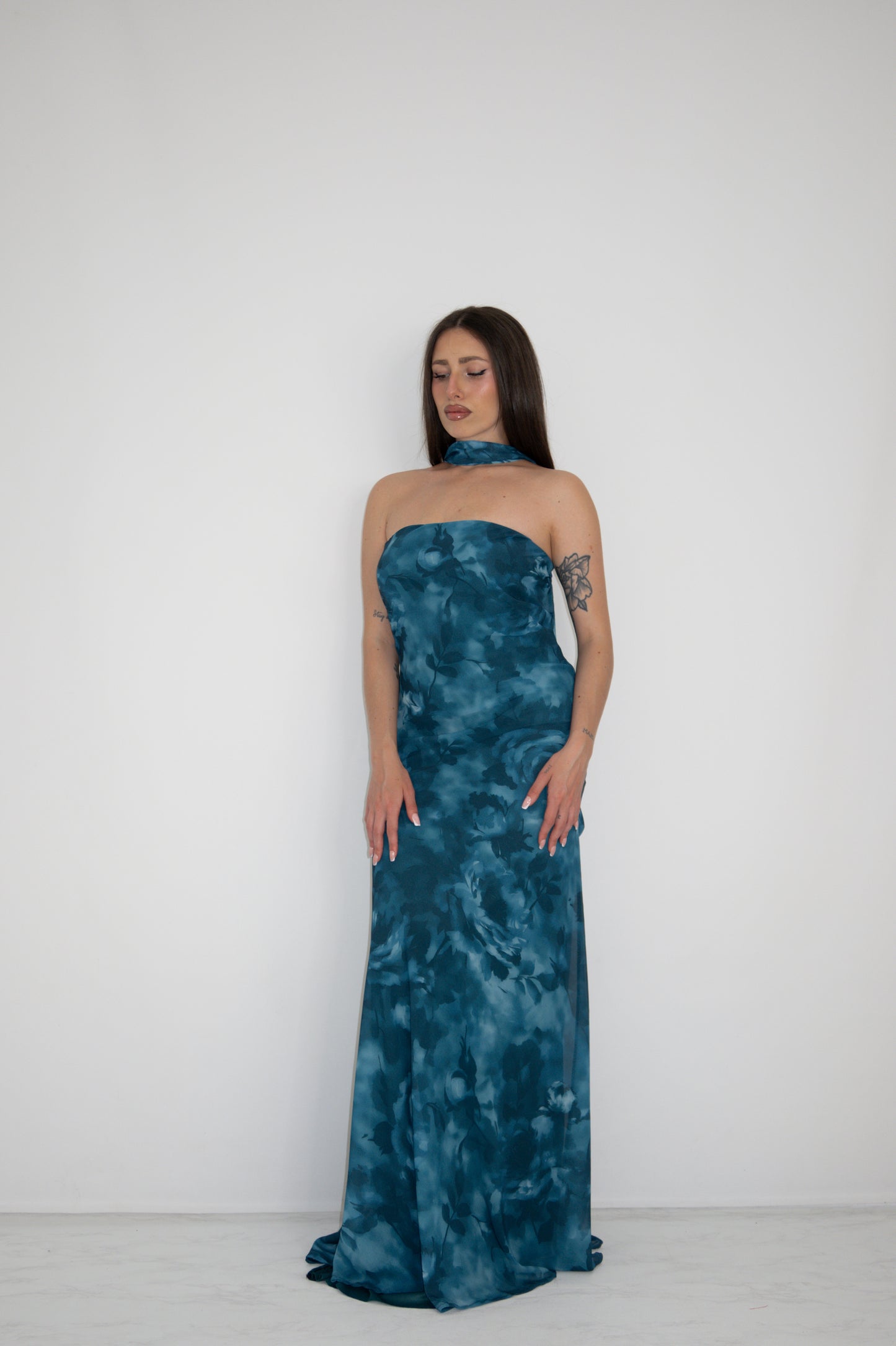 Vestido Alexia Petróleo