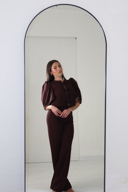 Conjunto Cayetana Marrón