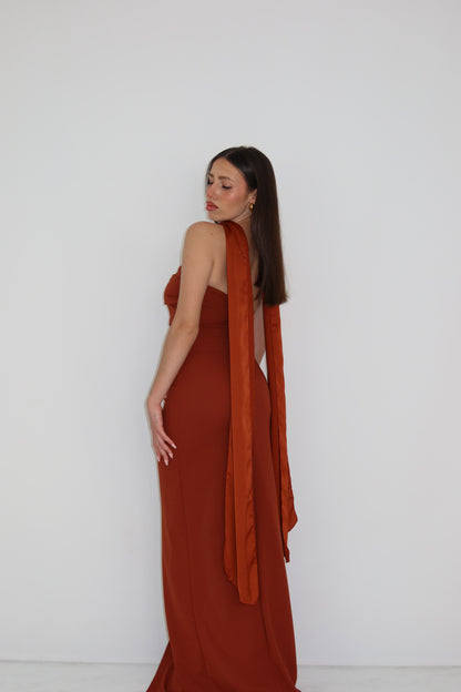 Vestido Rina Teja