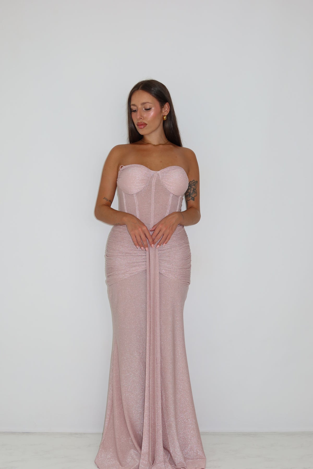 Vestido Leia Rosa
