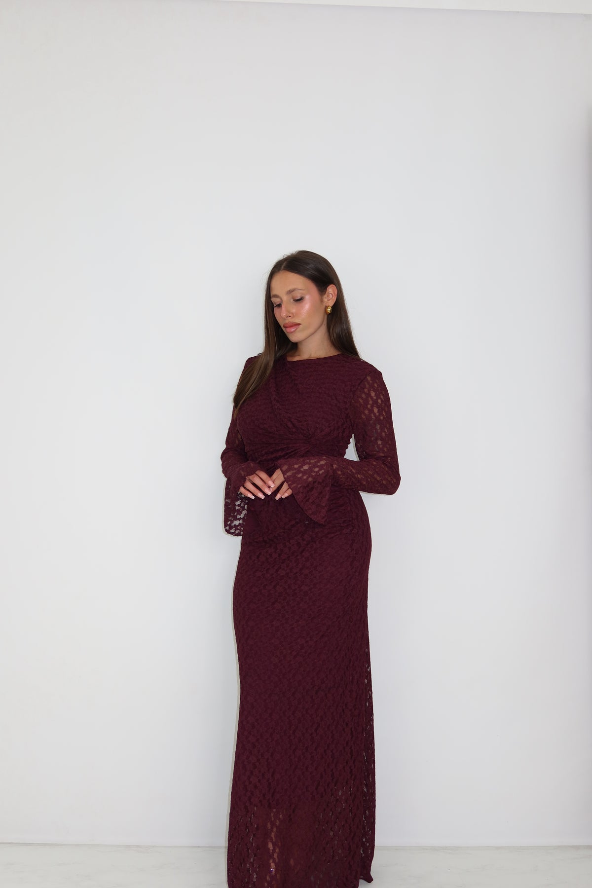 Vestido Bindi Berenjena