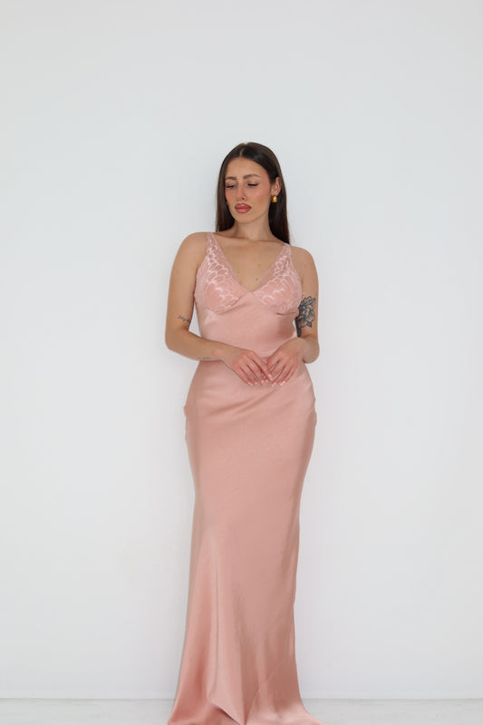 Vestido Maelia Rosa Maquillaje