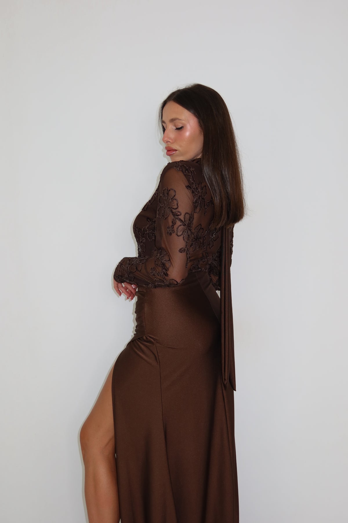 Vestido Nasya Marrón