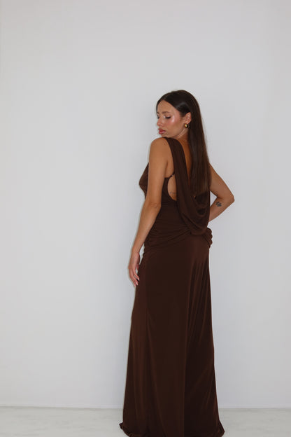 Vestido Kailani Marrón