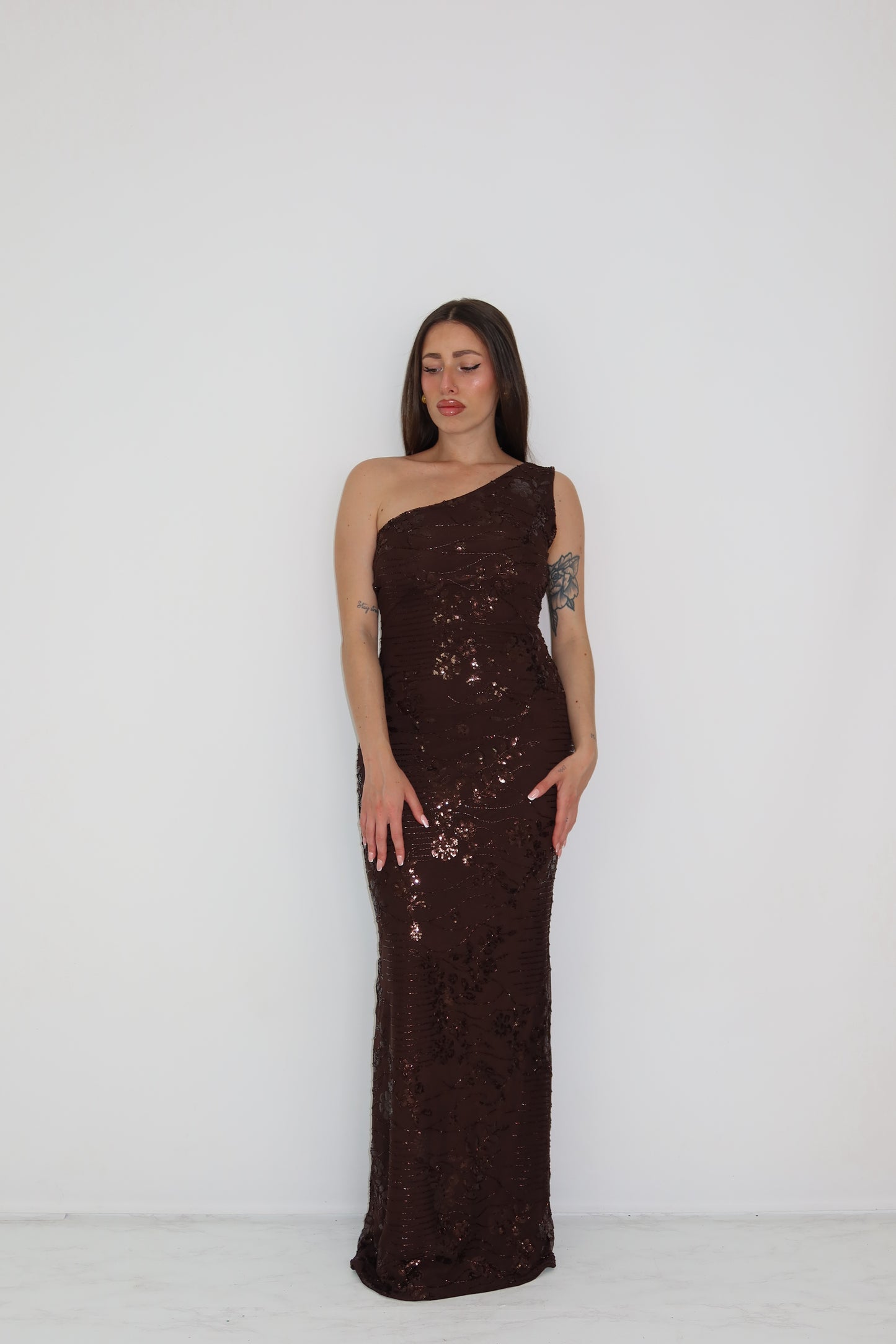 Vestido Aria Marrón