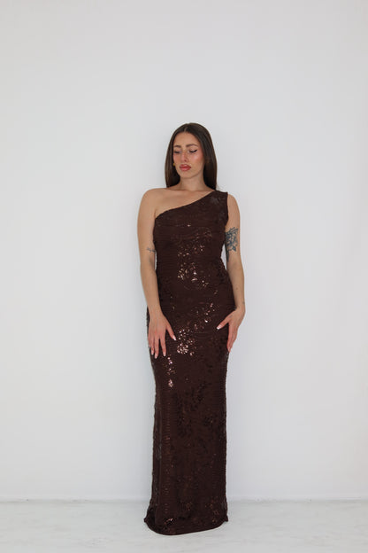 Vestido Aria Marrón