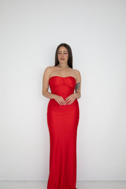 Vestido Agnes Rojo