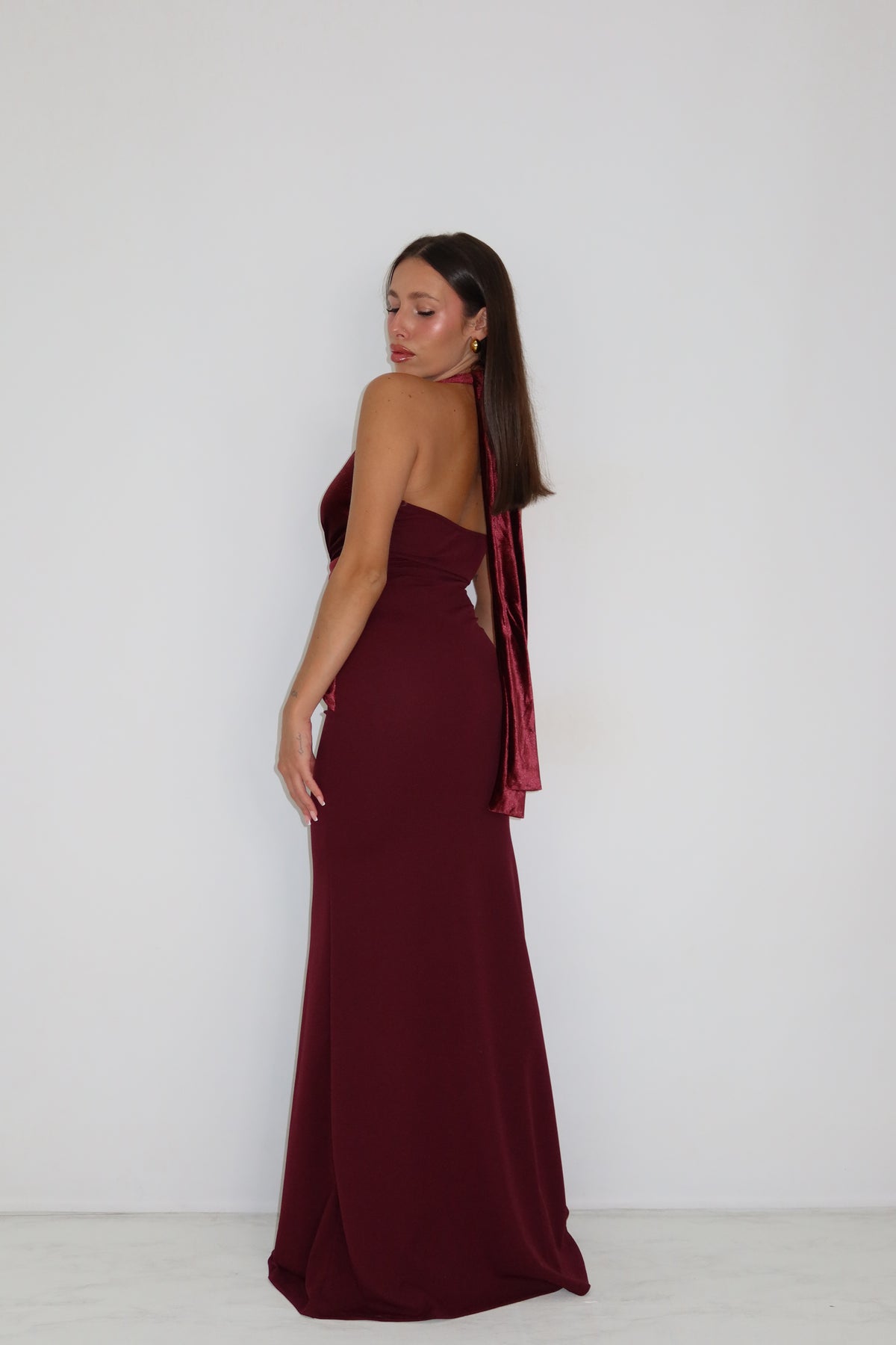 Vestido Neda Granate