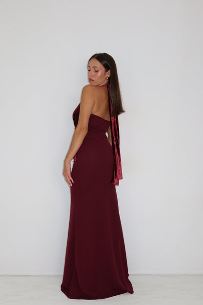 Vestido Neda Granate
