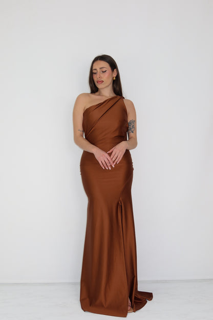 Vestido Dass Marrón