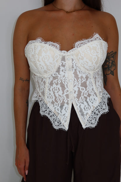 Corset Azure Beige