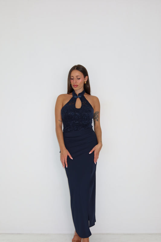 Vestido Seraya Azul Marino