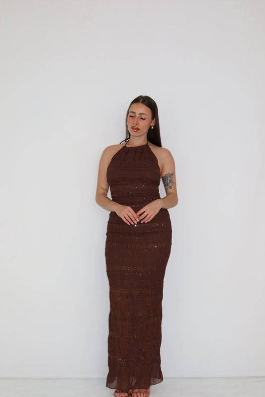 Vestido Sora Marrón