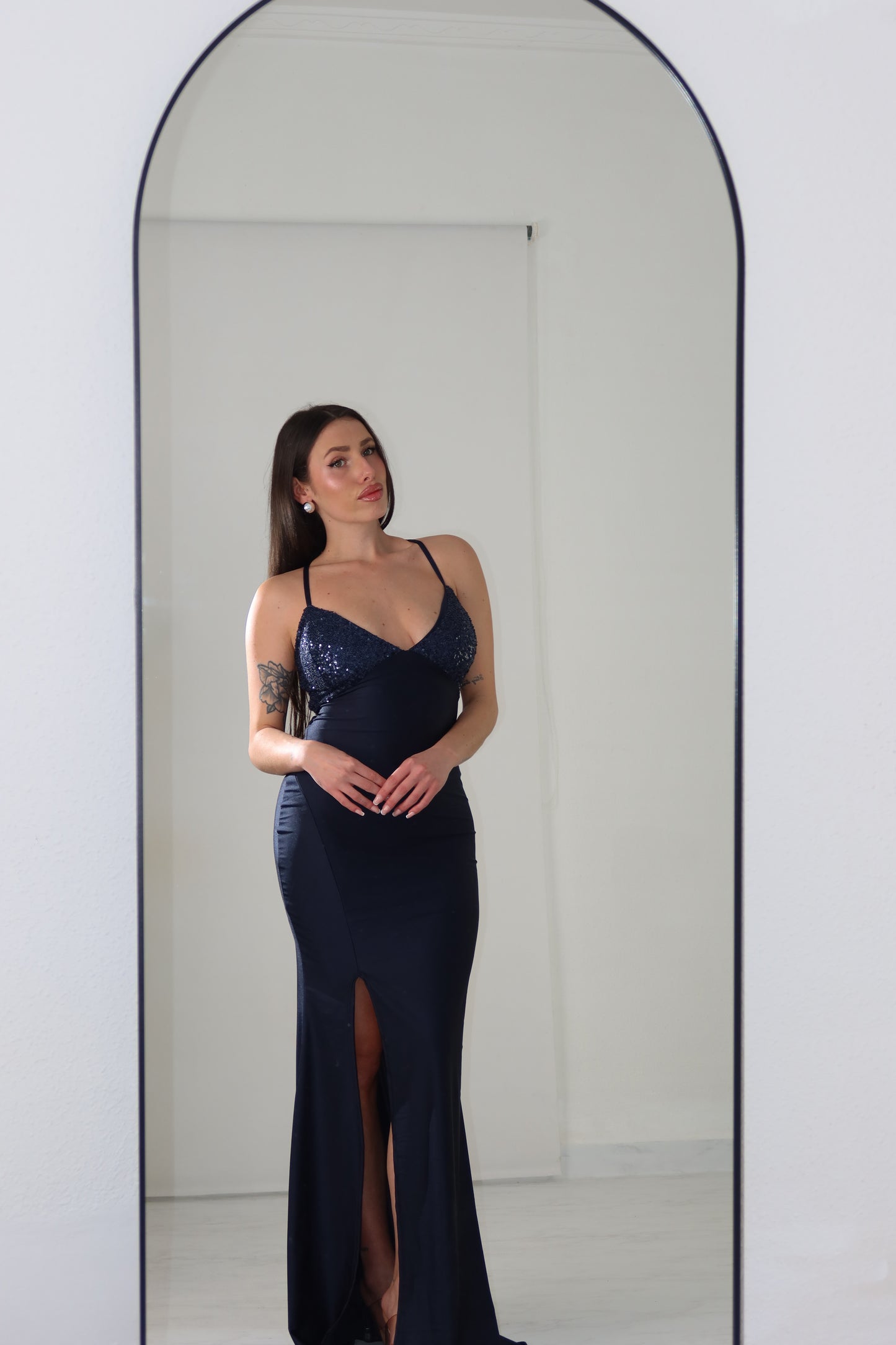 Vestido Kalha Azul Marino