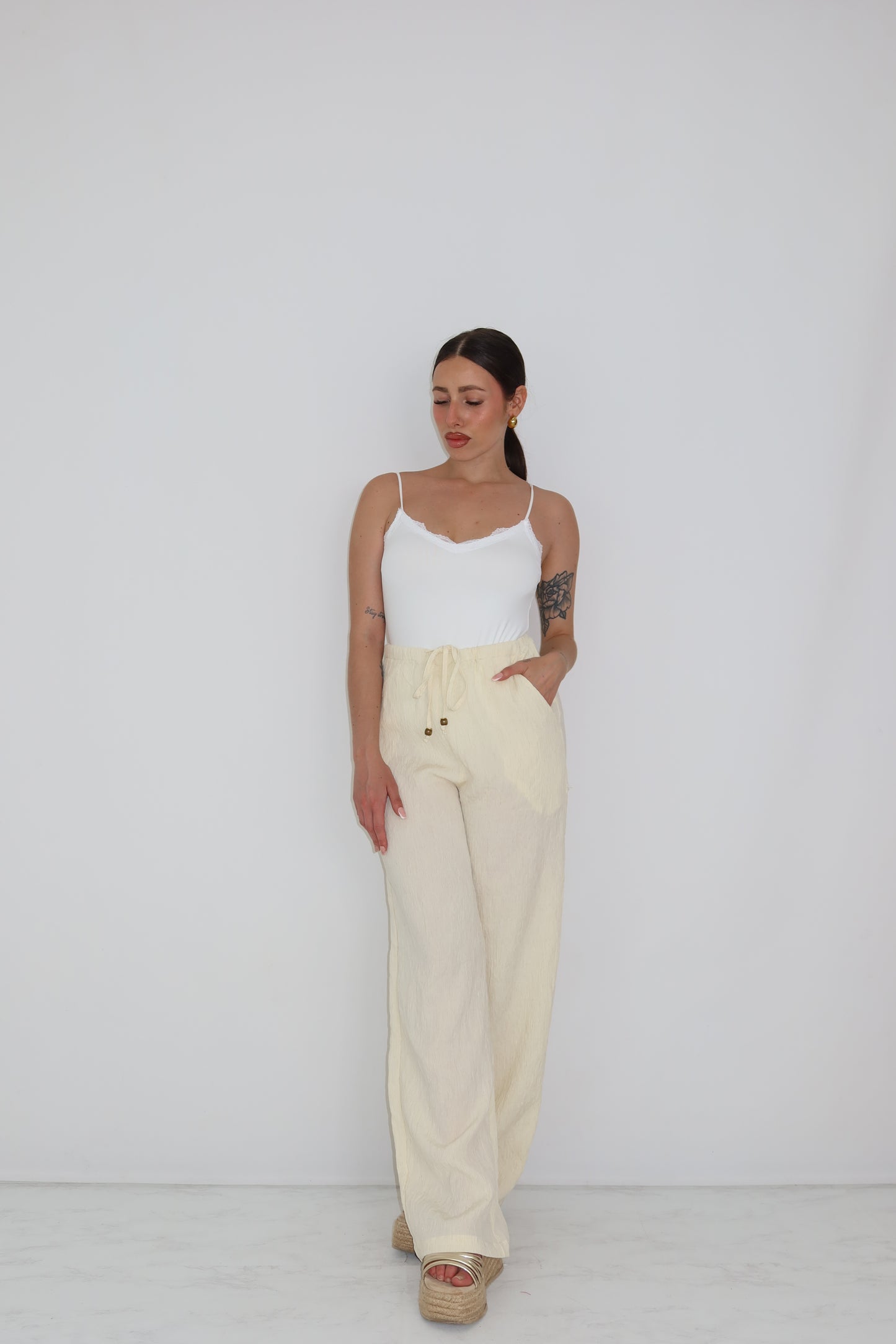 Pantalón Zia Beige