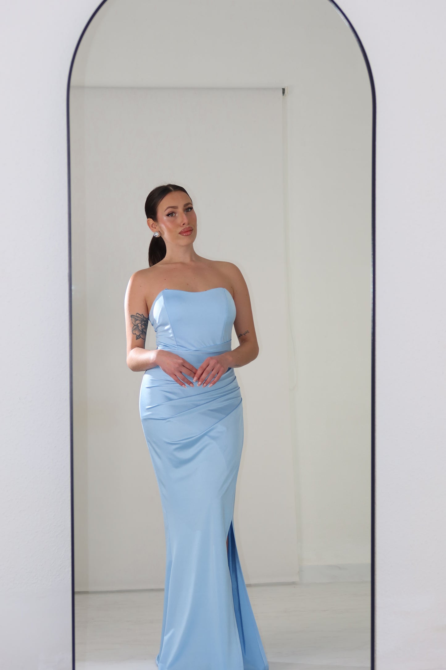 Vestido Lauane Azul Celeste