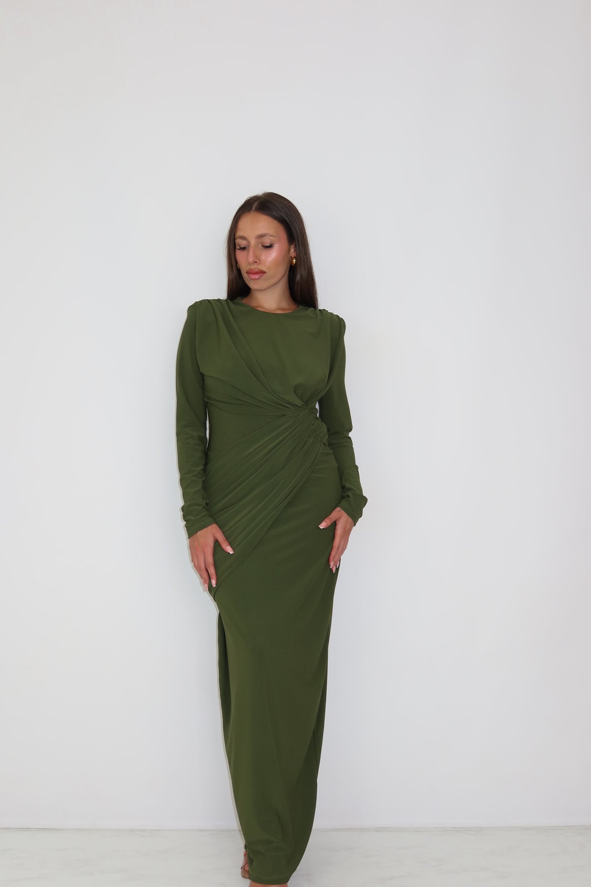 Vestido Vilma Verde Kaki