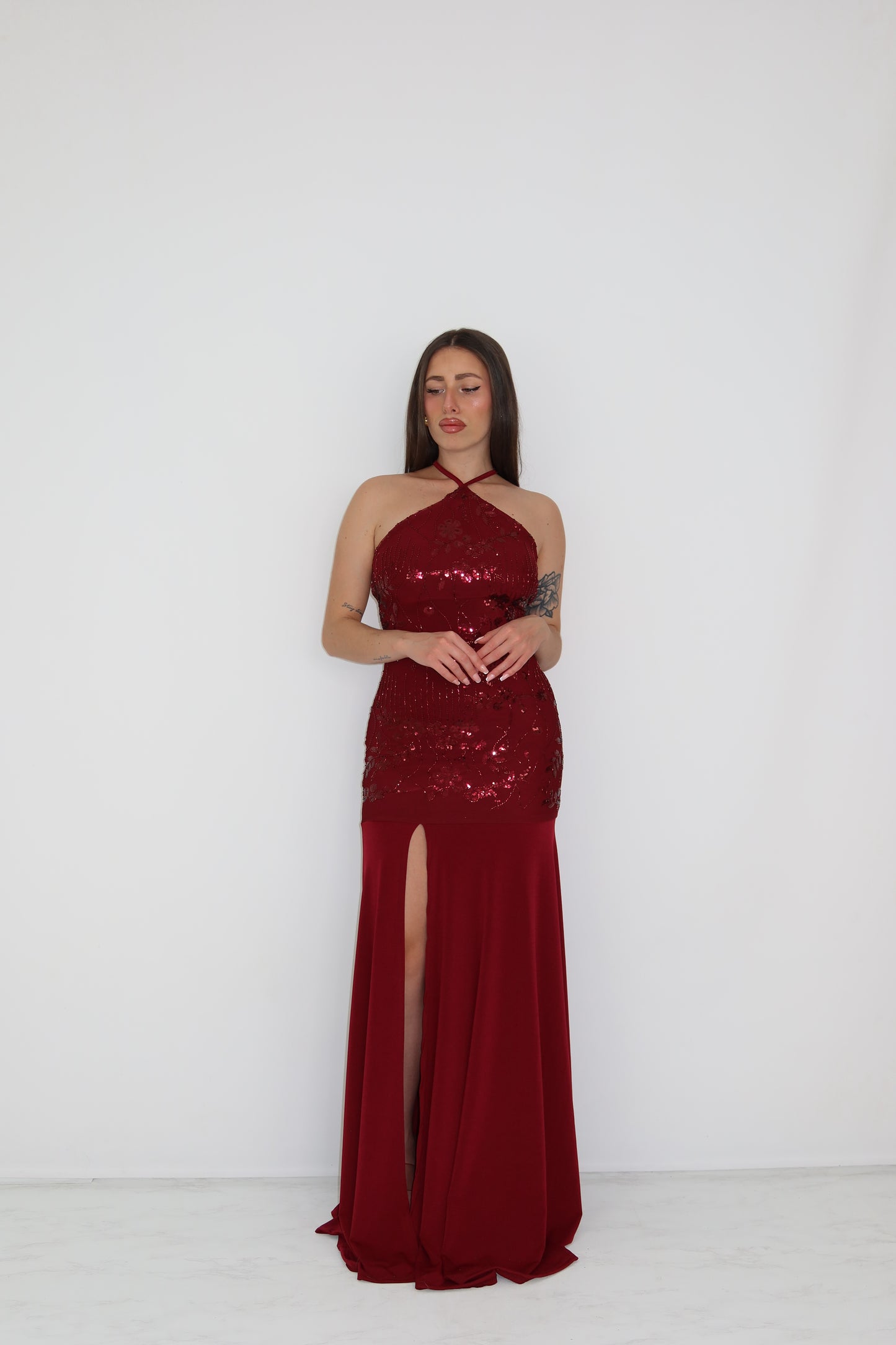 Vestido Naida Granate