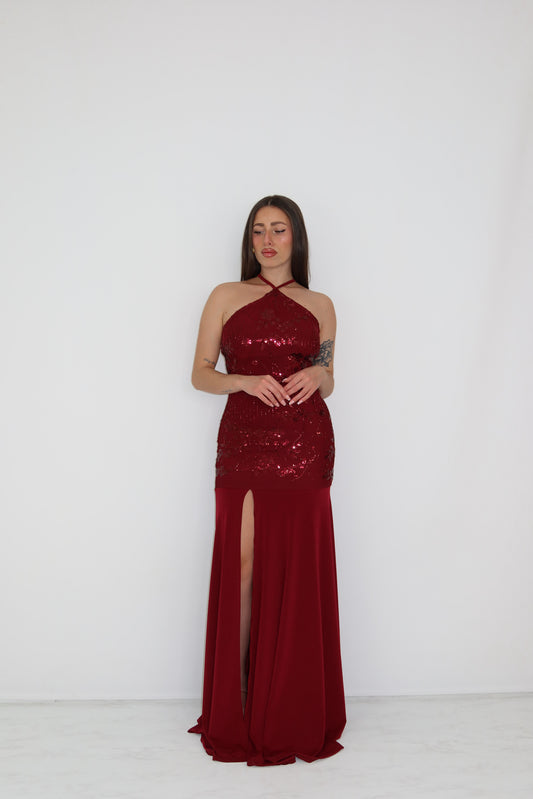 Vestido Naida Granate