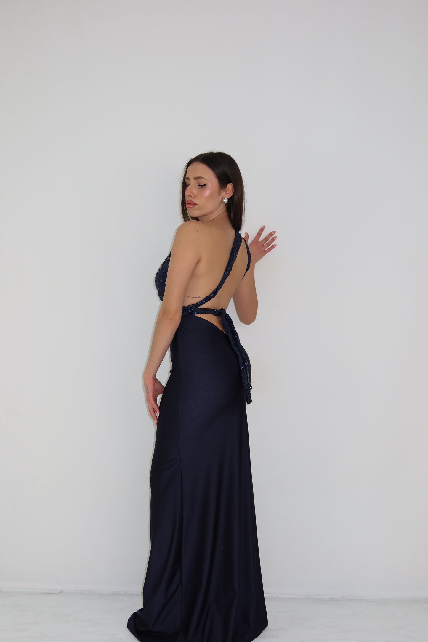 Vestido Promesa Azul Marino