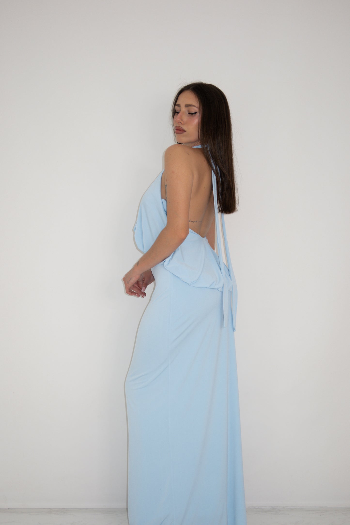 Vestido Ainé Azul Celeste