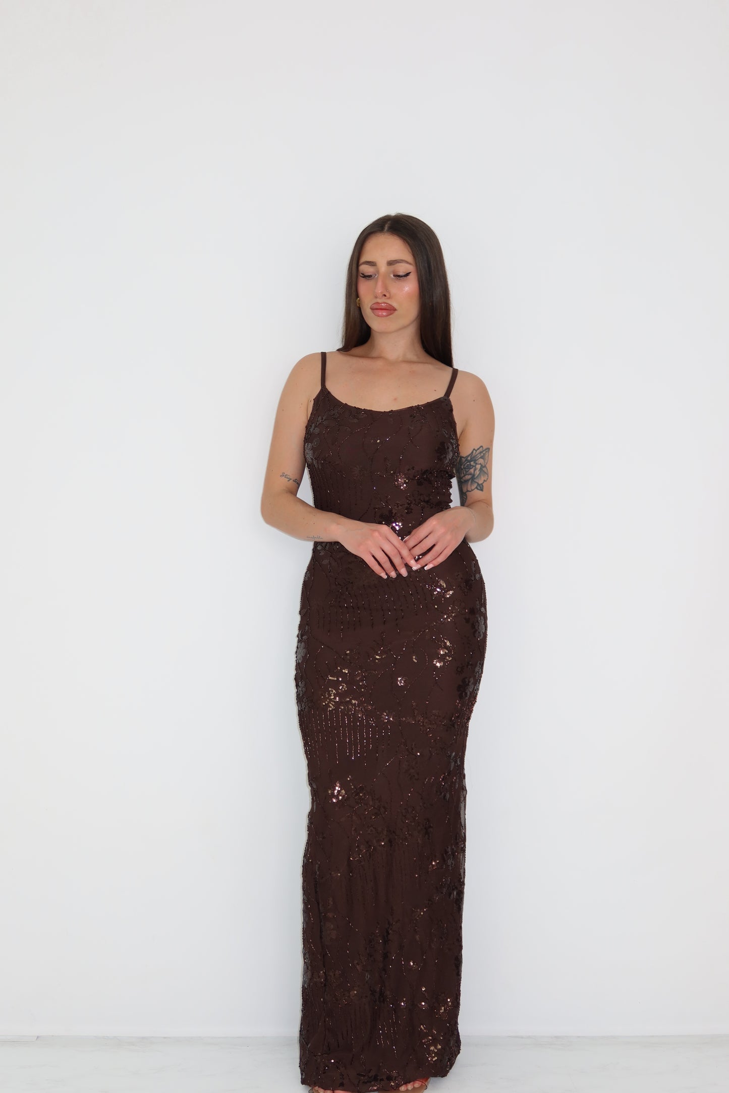 Vestido Galea Marrón