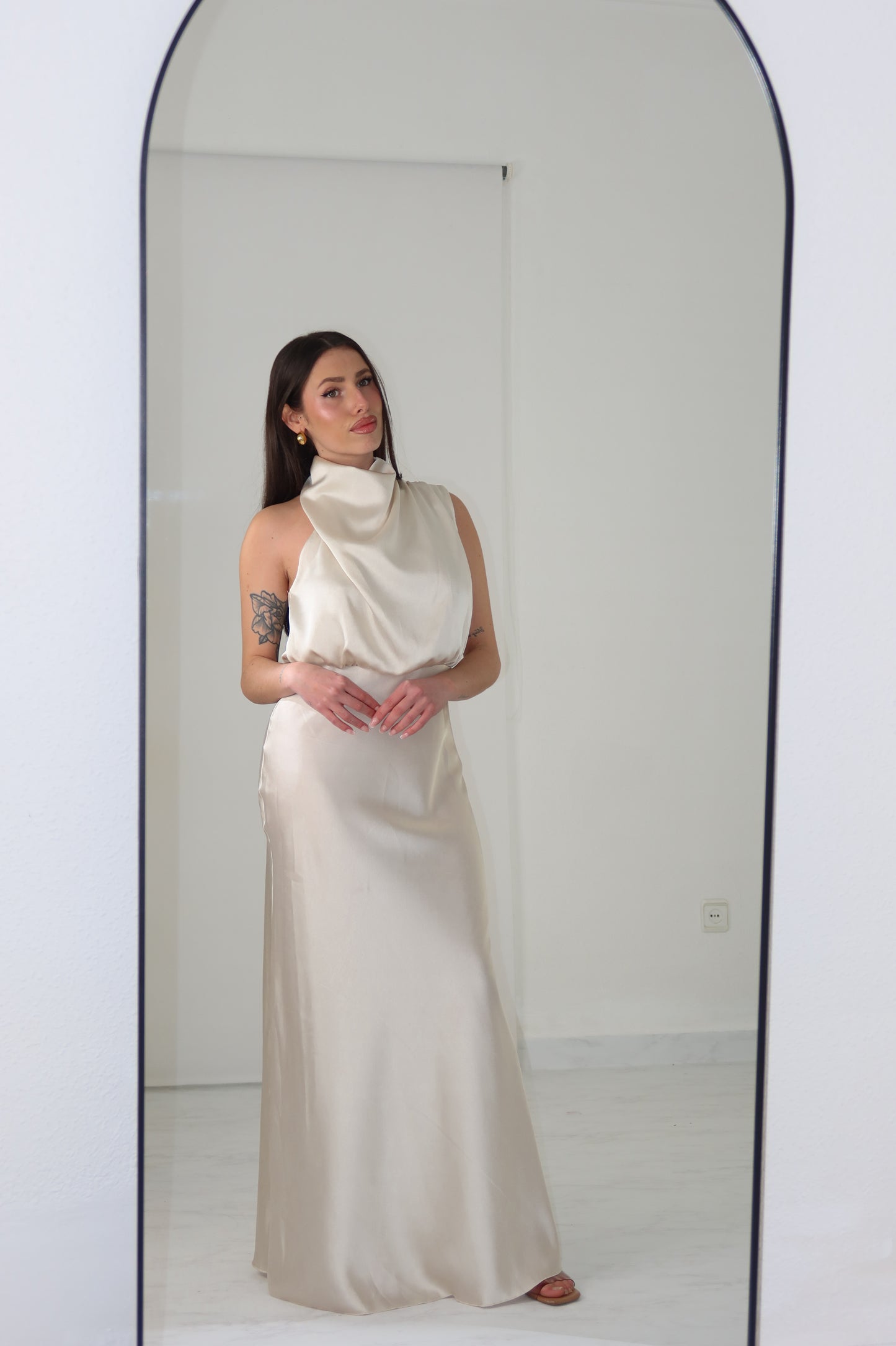 Vestido Lenna Beige