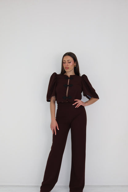 Conjunto Cayetana Marrón