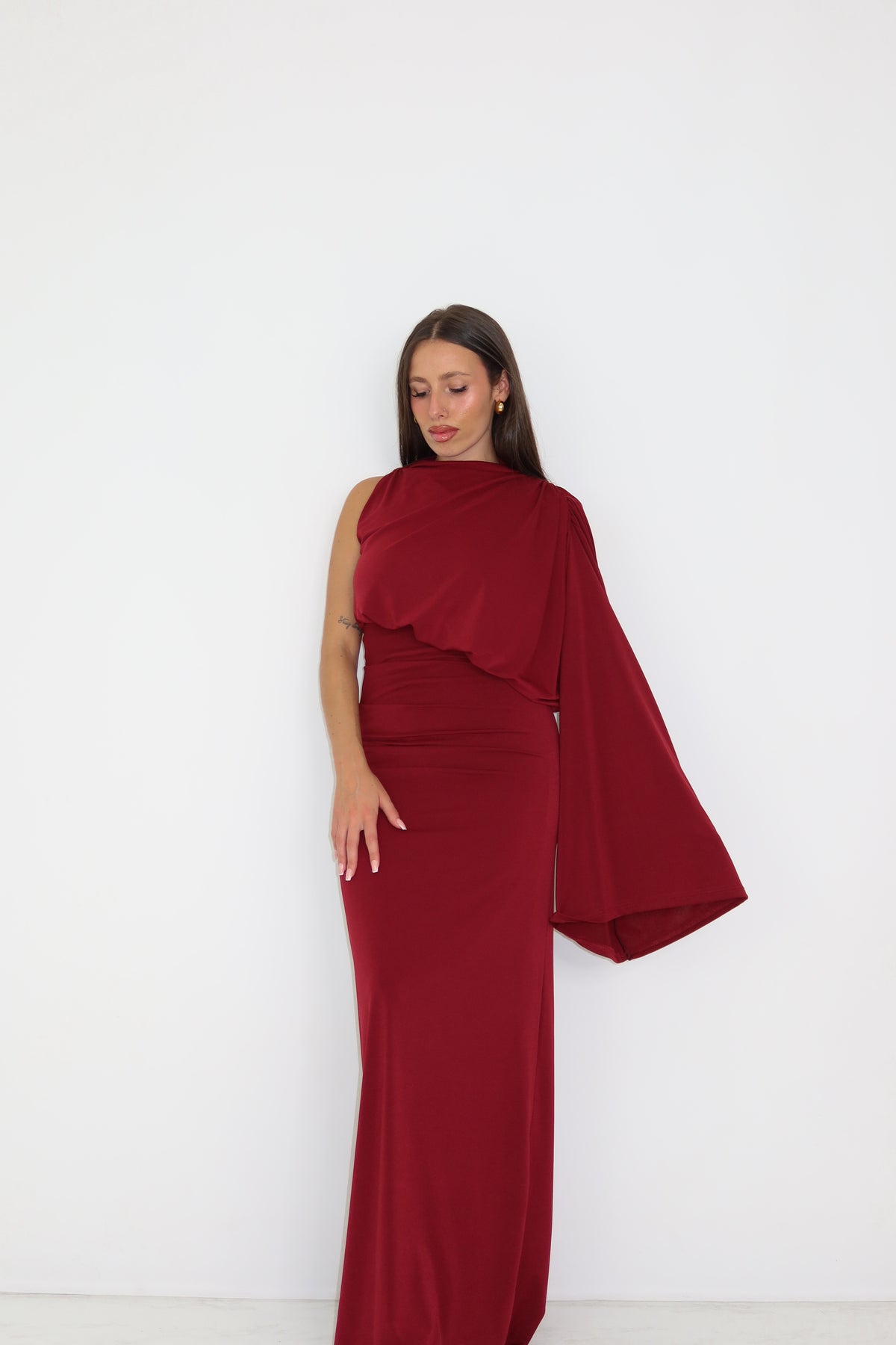 Vestido Luné Granate