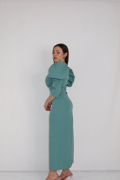 Vestido Arisbeth Turquesa
